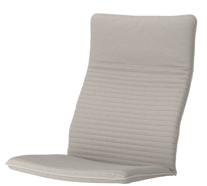 POÄNG Armchair cushion, Knisa light beige