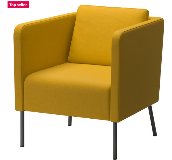 EKERÖ Armchair, Skiftebo yellow