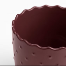 SESAMFRÖN Plant pot, in/outdoor brown-red, 9 cm