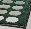 TUNNELBANA Door mat, dark green, 40x60 cm
