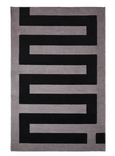 BLÅSKATA Rug, black/grey, 105x160 cm