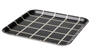 RÖDKNOT Tray, check pattern black, 33x33 cm