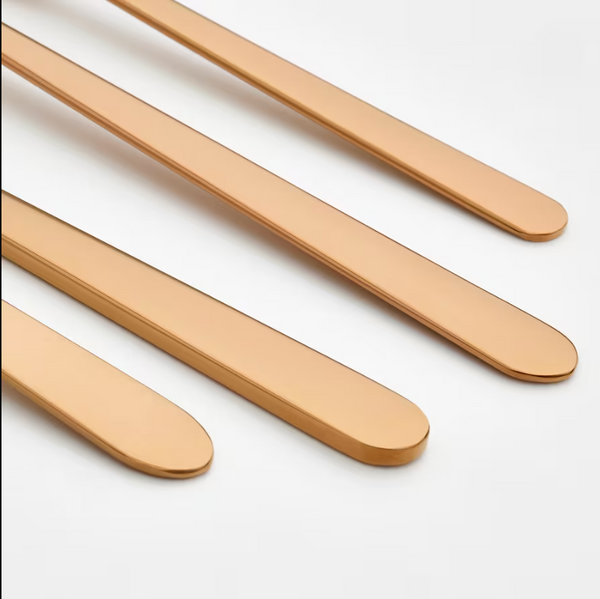 FÖRNUFT 24-piece cutlery set, rose-gold colour