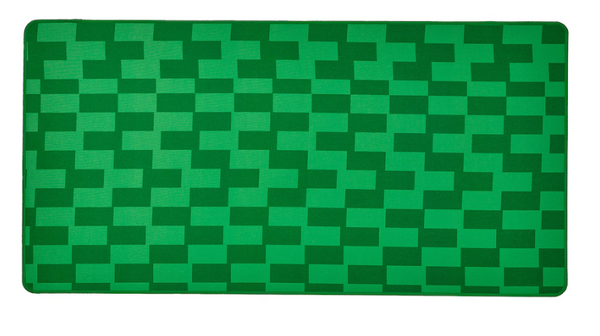 BLÅSKATA Gaming mouse pad, green/patterned, 40x80 cm