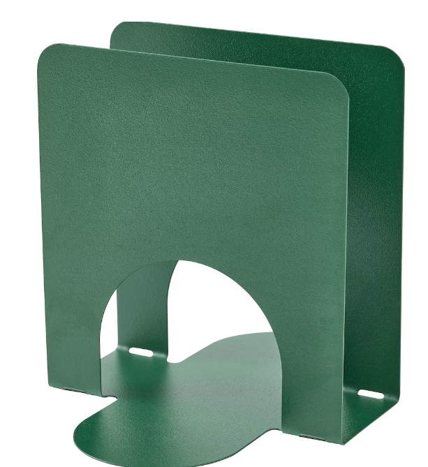 SKOGSRÖR Napkin holder, dark green, 13x12 cm