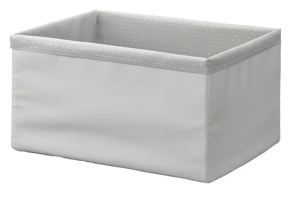 BAXNA Organiser, grey/white, 26x34x18 cm