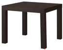 LACK Side table, black-brown, 21 5/8x21 5/8 " 55x55cm