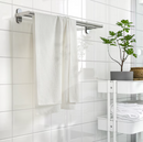 LUDDVIAL Bath towel, white, 55x120 cm