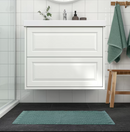 FJÄLLKATTFOT Bath mat, turquoise, 50x80 cm