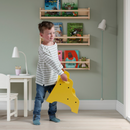 TROGEN Children's step stool, yellow, 40x38x33 cm