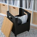 TROTTEN Module on wheels, anthracite, 35x47 cm