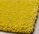 HOTELLRUM Rug, high pile, blue/green yellow, 160x230 cm