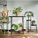 OLIVBLAD Plant stand, in/outdoor black, 56 cm