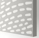 MISTUDDEN Door, grey/patterned, 50x229 cm