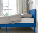 SLATTUM upholstered bed frame, 140x200 cm