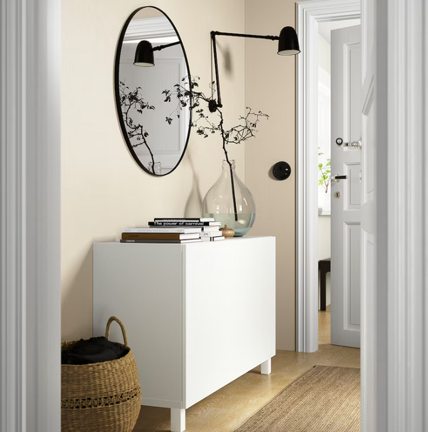 LAXVIKEN Door, white, 60x64 cm