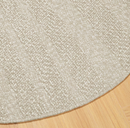 FULLMAKT Rug flatwoven, in/outdoor, beige/mélange, 130 cm