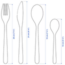 FÖRNUFT 24-piece cutlery set, rose-gold colour