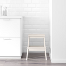 BEKVAM Step stool, white, 50 cm