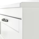 SONGESAND Chest of 6 drawers, white, 161x81 cm