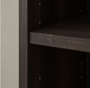 BILLY Bookcase, dark brown oak effect, 80x28x202 cm