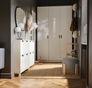 FORLUNDA Pouffe, with storage/Tonerud grey