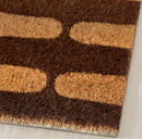 GÅNGYTA Door mat, natural colour/beige, 60x90 cm