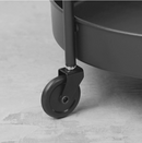 FRÖSJÖN bathroom trolley, black, 55x35 cm