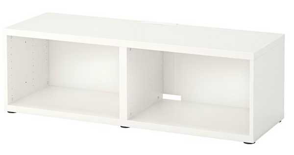 BESTÅ TV bench, white, 120x40x38 cm