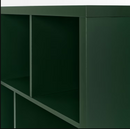 KALLAX Open Shelving Unit, green, 147x77 cm