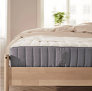 VALEVAG Mattress, firm/light blue, 90x200 cm