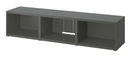 BESTÅ TV bench, dark grey, 180x40x38 cm