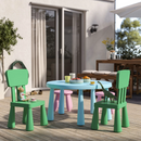 MAMMUT children's chair, high-gloss green