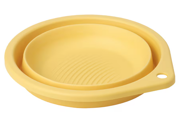 PEPPRIG Wash-tub, foldable/yellow, 27 cm