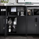 TROTTEN Cabinet with doors, anthracite, 70x35x110 cm