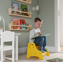 TROGEN Children's step stool, yellow, 40x38x33 cm