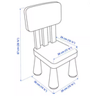 MAMMUT children's chair, light blue