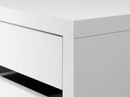 MICKE Drawer unit on castors, white, 35x75 cm