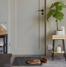FRIKTION Door mat, grey, 38x58 cm