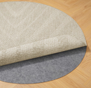 FULLMAKT Rug flatwoven, in/outdoor, beige/mélange, 130 cm