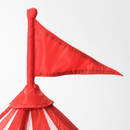 CIRKUSTÄLT Children's tent, red blue/white