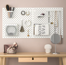 SKÅDIS Pegboard, white, 56x56 cm