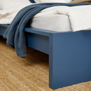 MALM Bed frame, high, blue, 160x200 cm