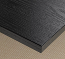 MITTZON Table top, black/ash, 160x68 cm/MITTZON Underframe sit-stand for desk, black, 120/140/160x80 cm