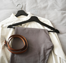 BUMERANG Coat hanger, black