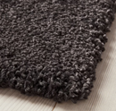 STOENSE Rug, low pile, dark grey, 170x240 cm