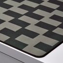 BLÅSKATA Gaming mouse pad, black/grey patterned, 40x80 cm