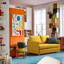 EMMISLÖV Pouffe, Skiftebo yellow