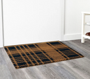 SLIPRAR Door mat, blue/dark blue 60x90 cm