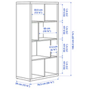 KALLAX Open Shelving Unit, green, 147x77 cm